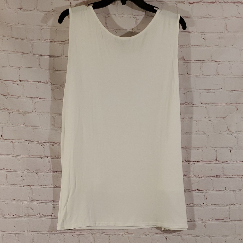 DG2 by Diane Gilman Mixed-Media Double Layer Easy Tank Size 2X - Picture 5 of 8
